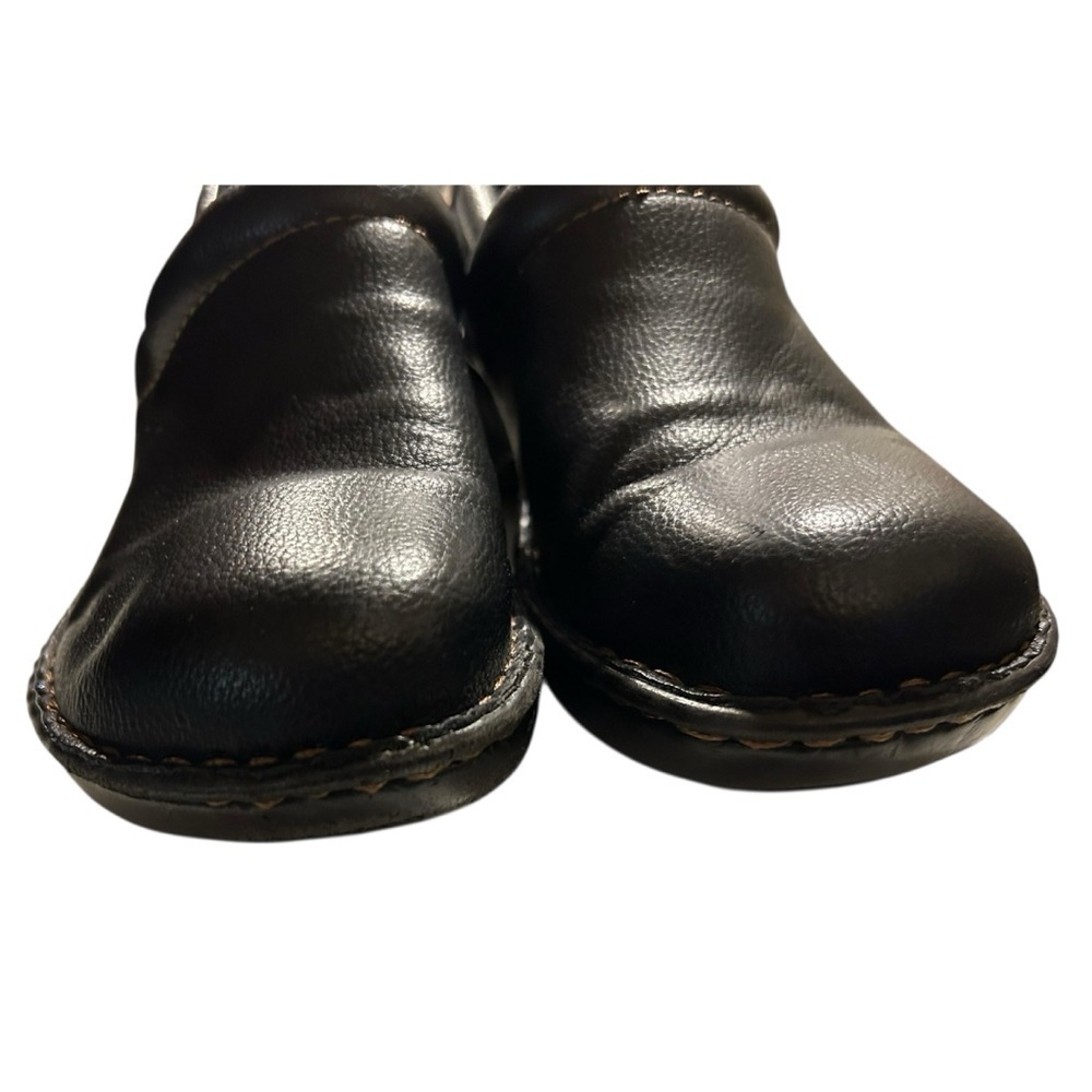 b.o.c. (Born Concept) Peggy slip-on clog in black leather Size 8M - Picture 2 of 6